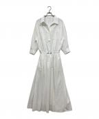 ARPEGE STORYアルページュストーリー）の古着「ドロストワンピース」｜ホワイト