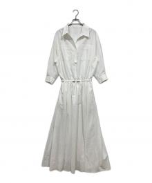 ARPEGE STORY（アルページュストーリー）の古着「ドロストワンピース」｜ホワイト