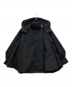 Emma Taylorエマテイラー）の古着「3WAYフレアーマウンテンパーカー」｜ブラック