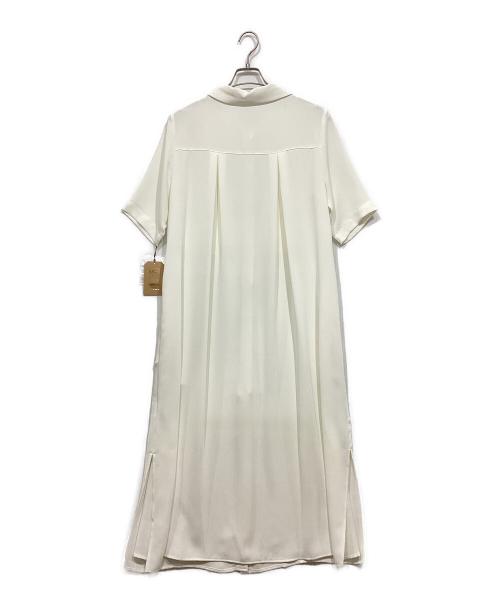 ANIECA（アニーカ）ANIECA (アニーカ) 半袖ワンピース ホワイト サイズ:Fの古着・服飾アイテム