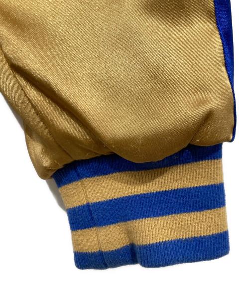 copper rivet（コッパーリベット）copper rivet (コッパーリベット) スカジャン ブルー×ベージュ サイズ:Sの古着・服飾アイテム