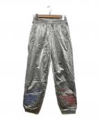 adidasアディダス）の古着「トラックパンツ」｜シルバー