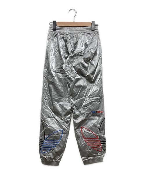 adidas（アディダス）adidas (アディダス) トラックパンツ シルバー サイズ:Sの古着・服飾アイテム