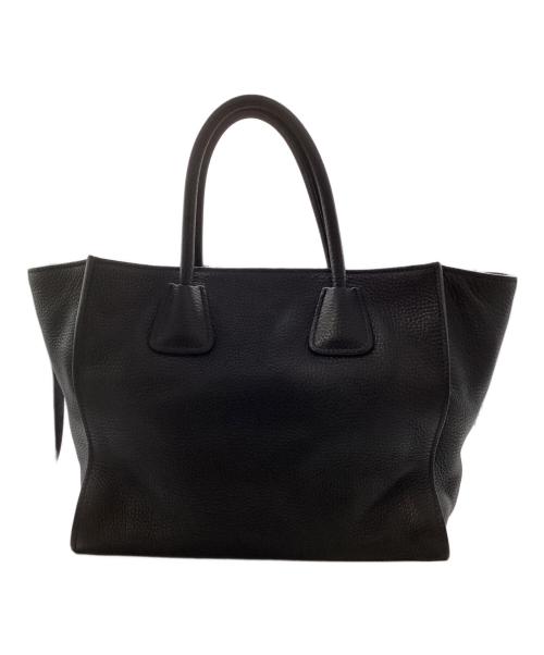 PRADA（プラダ）PRADA (プラダ) レザー2WAYバッグ ブラックの古着・服飾アイテム