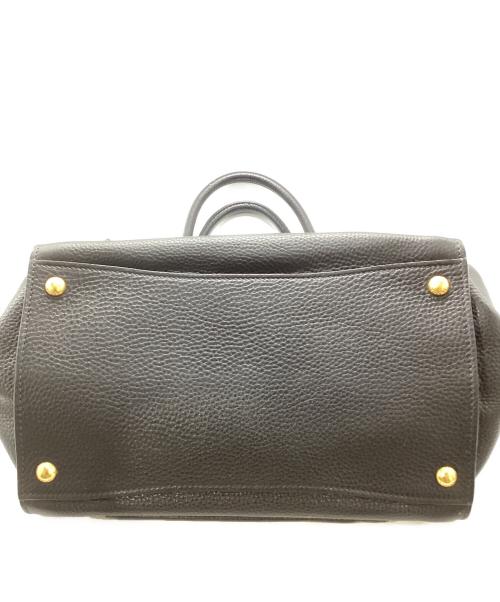 PRADA（プラダ）PRADA (プラダ) レザー2WAYバッグ ブラックの古着・服飾アイテム