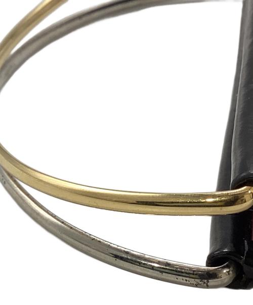 Cartier（カルティエ）Cartier (カルティエ) ハンドル付2つ折り財布 ブラックの古着・服飾アイテム