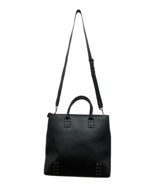 BALMAIN（バルマン）BALMAIN (バルマン) レザー2WAYバッグ ブラックの古着・服飾アイテム