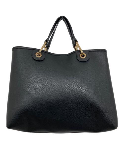 EMPORIO ARMANI（エンポリオ アルマーニ）EMPORIO ARMANI (エンポリオアルマーニ) トートバッグ ブラックの古着・服飾アイテム