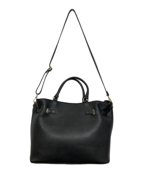 Milos（ミロス）Milos (ミロス) レザー2WAYバッグ ブラックの古着・服飾アイテム