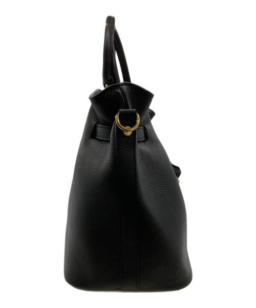 Milos（ミロス）Milos (ミロス) レザー2WAYバッグ ブラックの古着・服飾アイテム