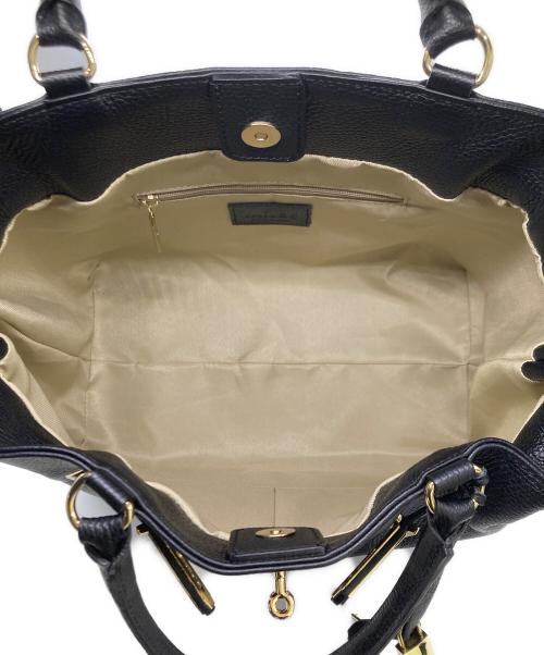 Milos（ミロス）Milos (ミロス) レザー2WAYバッグ ブラックの古着・服飾アイテム