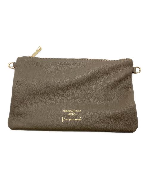 CHRISTIAN VILLA（クリスチャンヴィラ）CHRISTIAN VILLA (クリスチャンヴィラ) 2WAYショルダーバッグ ブラウンの古着・服飾アイテム