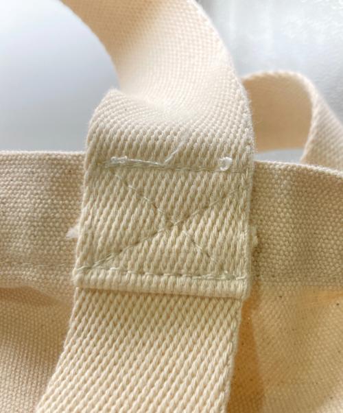 maison kitsune（メゾンキツネ）maison kitsune (メゾンキツネ) YOGA FOXES トートバッグ ベージュの古着・服飾アイテム