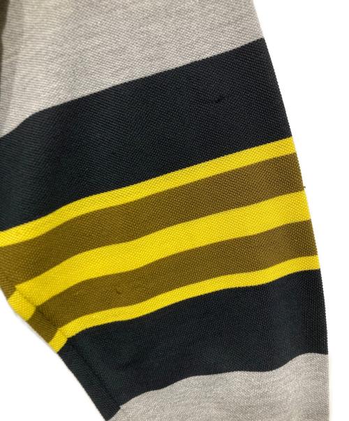 LACOSTE（ラコステ）LACOSTE (ラコステ) ポロシャツ グレ×ブラック サイズ:サイズ記載なしの古着・服飾アイテム