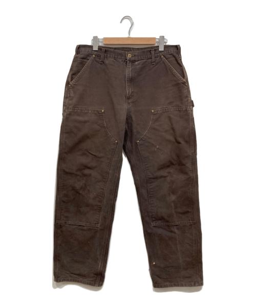 CarHartt（カーハート）CarHartt (カーハート) ダブルニーペインターパンツ ブラウン サイズ:W36の古着・服飾アイテム