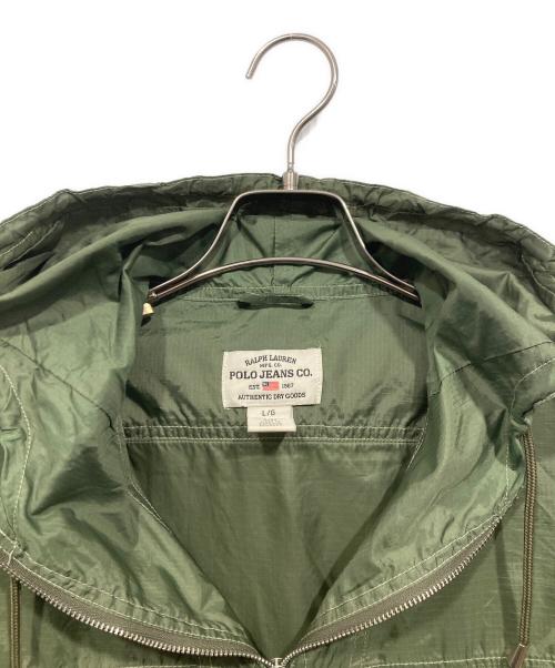 RALPH LAUREN JEANS（ラルフローレンジーンズ）RALPH LAUREN JEANS (ラルフローレンジーンズ) アノラックパーカー オリーブ サイズ:Lの古着・服飾アイテム