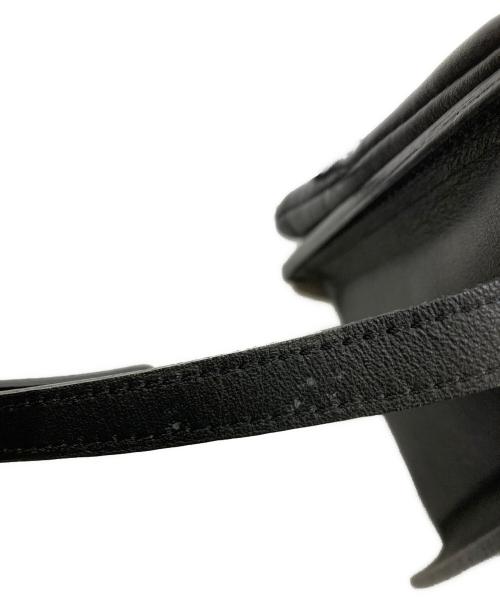 MARY AL TERNA（メアリオルターナ）MARY AL TERNA (メアリオルターナ) フラップショルダーバッグ ブラックの古着・服飾アイテム