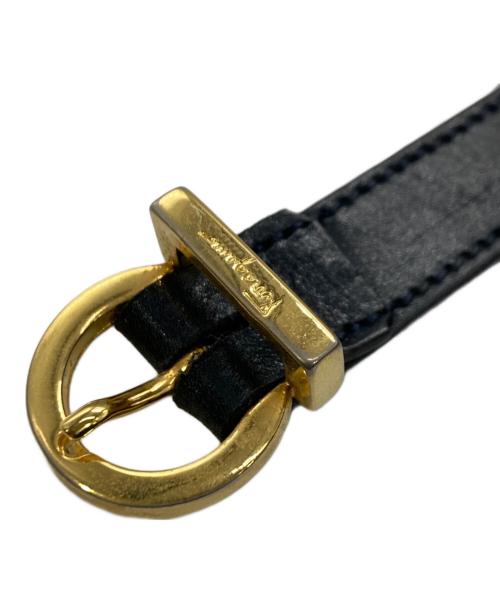 Salvatore Ferragamo（サルヴァトーレ フェラガモ）Salvatore Ferragamo (サルヴァトーレ フェラガモ) ショルダーバッグ ネイビーの古着・服飾アイテム