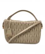 UNTITLEDアンタイトル）の古着「ショルダーバッグ」｜ベージュ