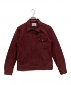 WACKO MARIAワコマリア）の古着「ジップアップジャケット」｜ボルドー