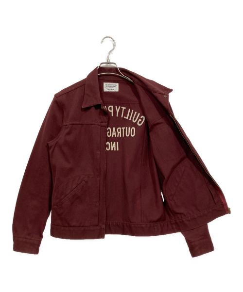 WACKO MARIA（ワコマリア）WACKO MARIA (ワコマリア) ジップアップジャケット ボルドー サイズ:Lの古着・服飾アイテム