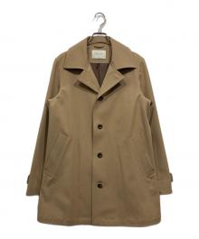 PUBLIC TOKYO（パブリックトウキョウ）の古着「ストレッチステンカラーコート」｜ベージュ