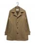 PUBLIC TOKYO（パブリックトウキョウ）の古着「ストレッチステンカラーコート」｜ベージュ