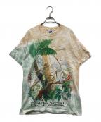 LIQUID BLUEリキッドブルー）の古着「タイダイTシャツ/90’s USA製」｜ベージュ