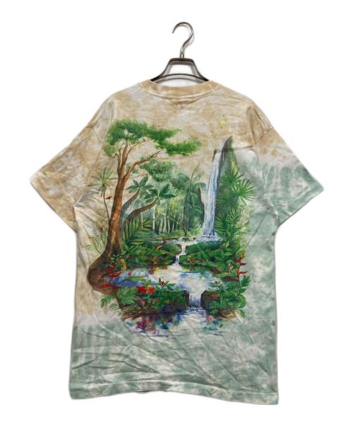 LIQUID BLUE（リキッドブルー）LIQUID BLUE (リキッドブルー) タイダイTシャツ/90’s USA製 ベージュ サイズ:Lの古着・服飾アイテム