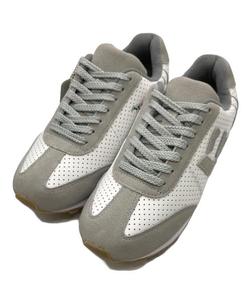 via SANGACIO（ヴィア・サンガチオ）via SANGACIO (ヴィア・サンガチオ) 23AW BRANDALISED Banksy / バンクシーにゅ ローカットスニーカー グレー サイズ:23.5の古着・服飾アイテム