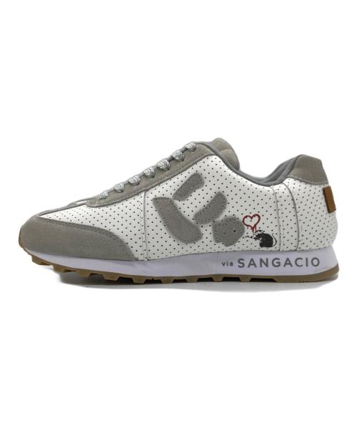 via SANGACIO（ヴィア・サンガチオ）via SANGACIO (ヴィア・サンガチオ) 23AW BRANDALISED Banksy / バンクシーにゅ ローカットスニーカー グレー サイズ:23.5の古着・服飾アイテム
