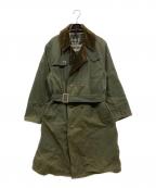 Barbourバブアー）の古着「WAX TRENCH COAT / ワックストレンチコート」｜オリーブ
