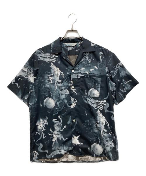 NIPOALOHA（二ポアロハ）NIPOALOHA (二ポアロハ) アロハシャツ / EX.YOKAI MAP SH グレー サイズ:1の古着・服飾アイテム