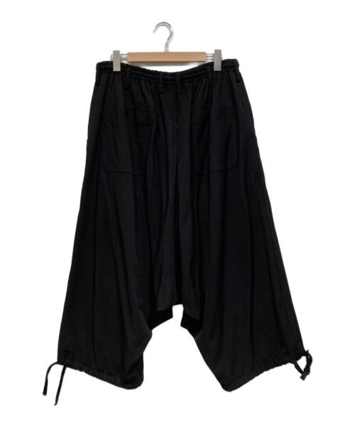 Yohji Yamamoto pour homme（ヨウジヤマモト プールオム）Yohji Yamamoto pour homme (ヨウジヤマモト プールオム) 16SS ウールギャバサルエルパンツ ブラック サイズ:3の古着・服飾アイテム