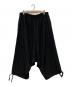 Yohji Yamamoto pour homme (ヨウジヤマモト プールオム) 16SS ウールギャバサルエルパンツ ブラック サイズ:3：32000円