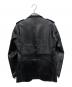 RAINMAKER (レインメーカー) ホースレザー シングルライダースジャケット ブラック サイズ:44：30000円