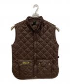 BELSTAFFベルスタッフ）の古着「キルティングベスト」｜ブラウン