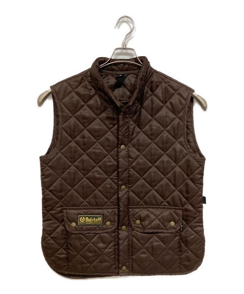 BELSTAFF（ベルスタッフ）BELSTAFF (ベルスタッフ) キルティングベスト ブラウン サイズ:Sの古着・服飾アイテム