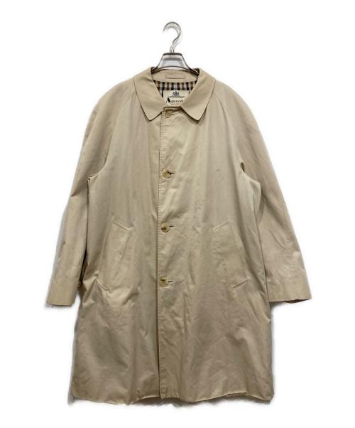 Aquascutum（アクアスキュータム）Aquascutum (アクアスキュータム) ステンカラーコート ベージュ サイズ:表記なしの古着・服飾アイテム