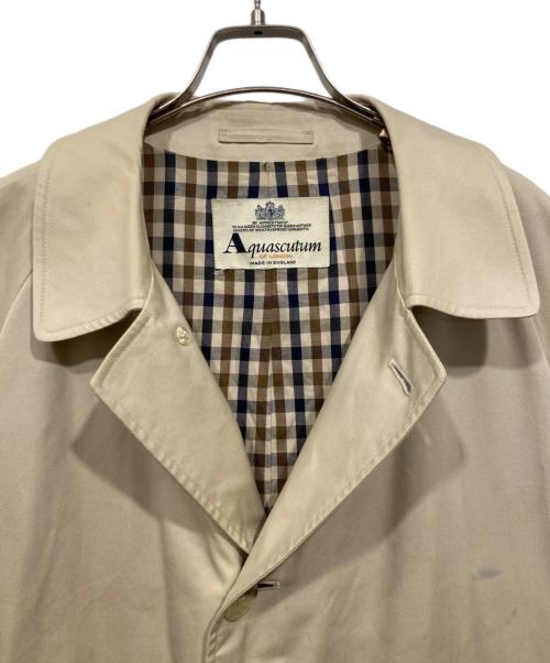 Aquascutum（アクアスキュータム）Aquascutum (アクアスキュータム) ステンカラーコート ベージュ サイズ:表記なしの古着・服飾アイテム
