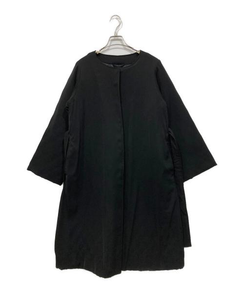 SOEJU（ソージュ）SOEJU (ソージュ) ノーカラーコート ブラック サイズ:Ｓの古着・服飾アイテム