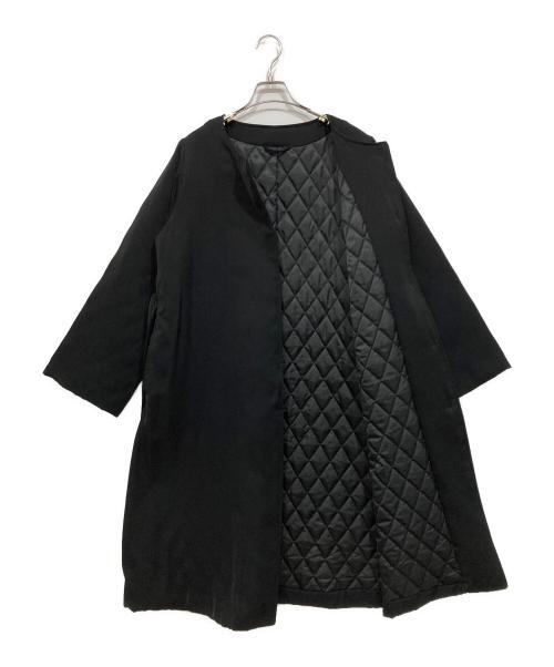 SOEJU（ソージュ）SOEJU (ソージュ) ノーカラーコート ブラック サイズ:Ｓの古着・服飾アイテム