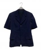 YOHJI YAMAMOTOヨウジヤマモト）の古着「半袖ジャケット」｜ネイビー
