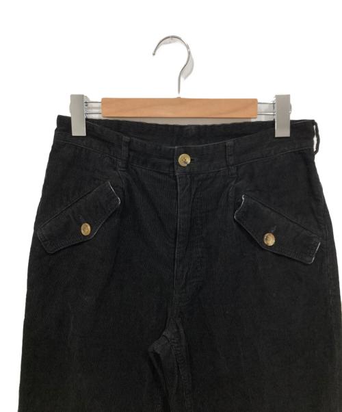 COMME des GARCONS HOMME PLUS（コムデギャルソンオムプリュス）COMME des GARCONS HOMME PLUS (コムデギャルソンオムプリュス) コーデュロイパンツ ブラック サイズ:Mの古着・服飾アイテム