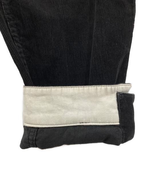 COMME des GARCONS HOMME PLUS（コムデギャルソンオムプリュス）COMME des GARCONS HOMME PLUS (コムデギャルソンオムプリュス) コーデュロイパンツ ブラック サイズ:Mの古着・服飾アイテム