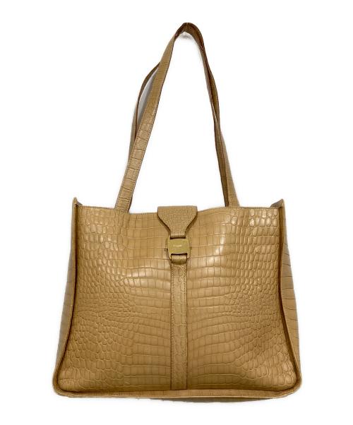 Salvatore Ferragamo（サルヴァトーレ フェラガモ）Salvatore Ferragamo (サルヴァトーレ フェラガモ) トートバッグ ベージュの古着・服飾アイテム