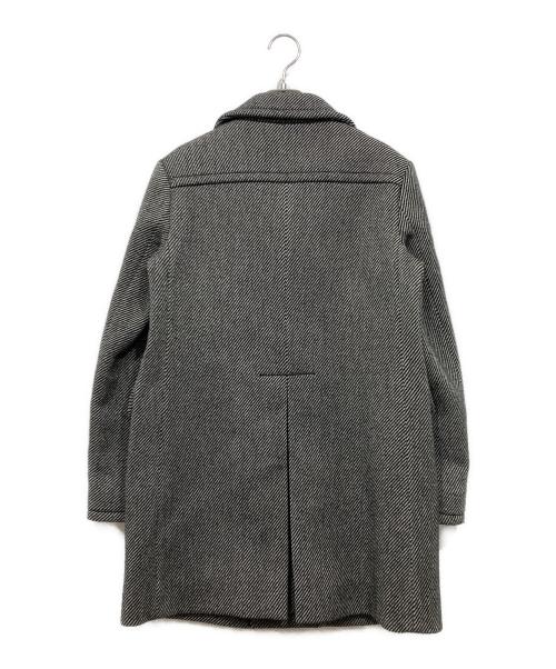 MIU MIU（ミュウミュウ）MIU MIU (ミュウミュウ) ダブルフェイスコート グレー サイズ:42の古着・服飾アイテム