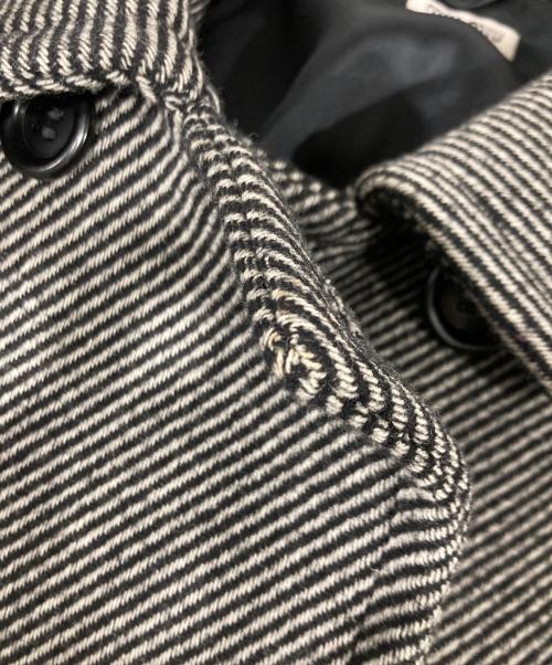 MIU MIU（ミュウミュウ）MIU MIU (ミュウミュウ) ダブルフェイスコート グレー サイズ:42の古着・服飾アイテム