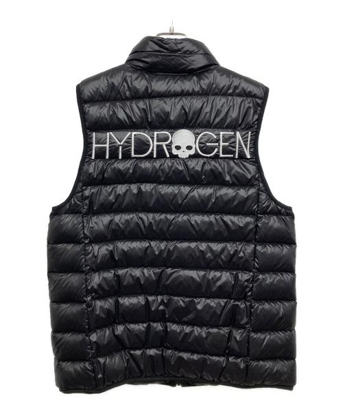 HYDROGEN（ハイドロゲン）HYDROGEN (ハイドロゲン) 中綿ベスト ブラック サイズ:Lの古着・服飾アイテム