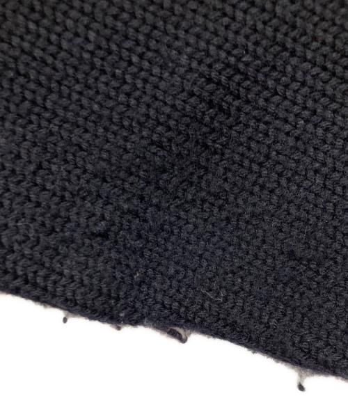 POLO RALPH LAUREN（ポロ・ラルフローレン）POLO RALPH LAUREN (ポロ・ラルフローレン) ショールカラーニットカーディガン ネイビー×ボルドー サイズ:Sの古着・服飾アイテム